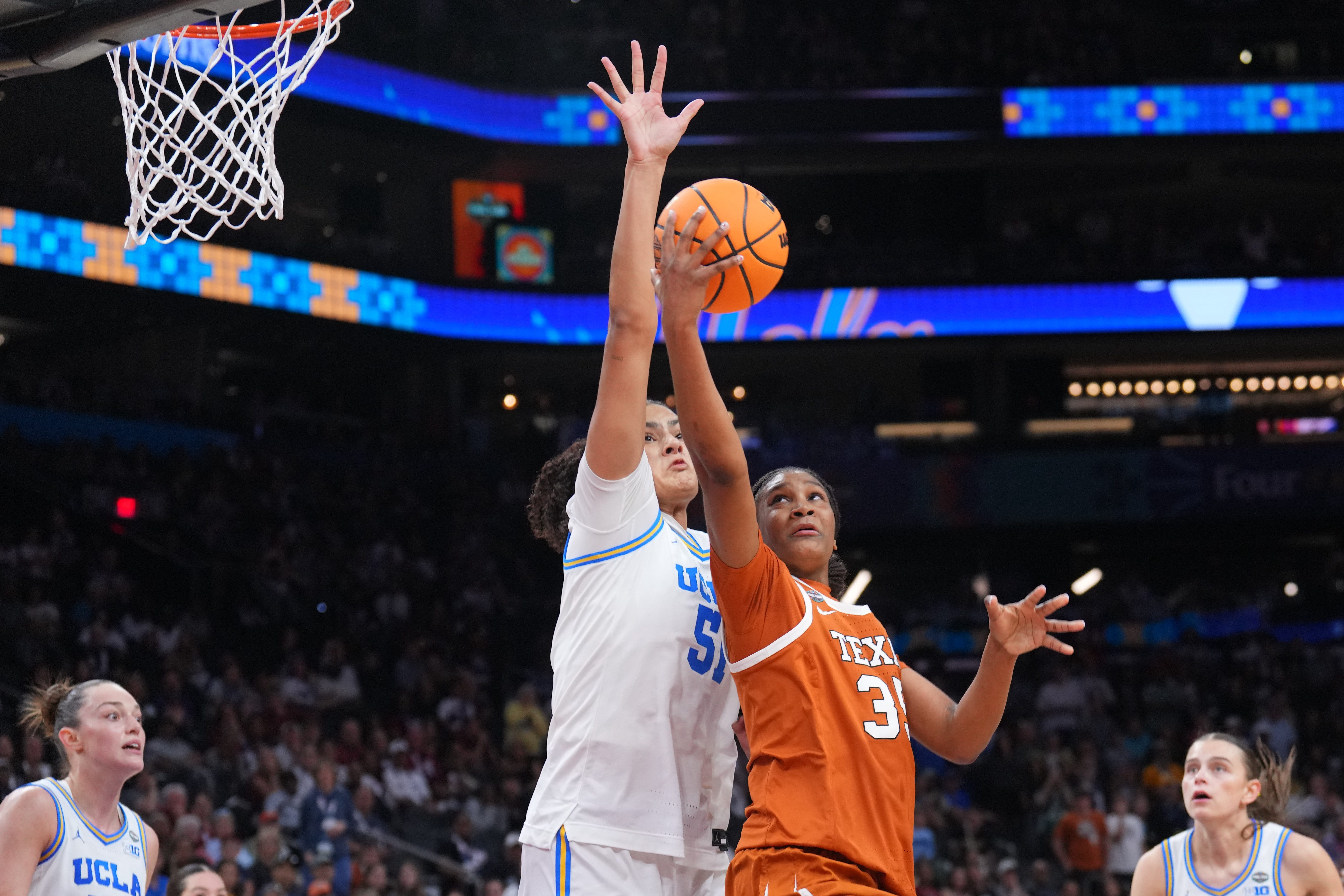 UCLA center Lauren Betts' crucial block secured a 51-44 Final Four win over Texas, sending the Bruins to their first NCAA national championship game.