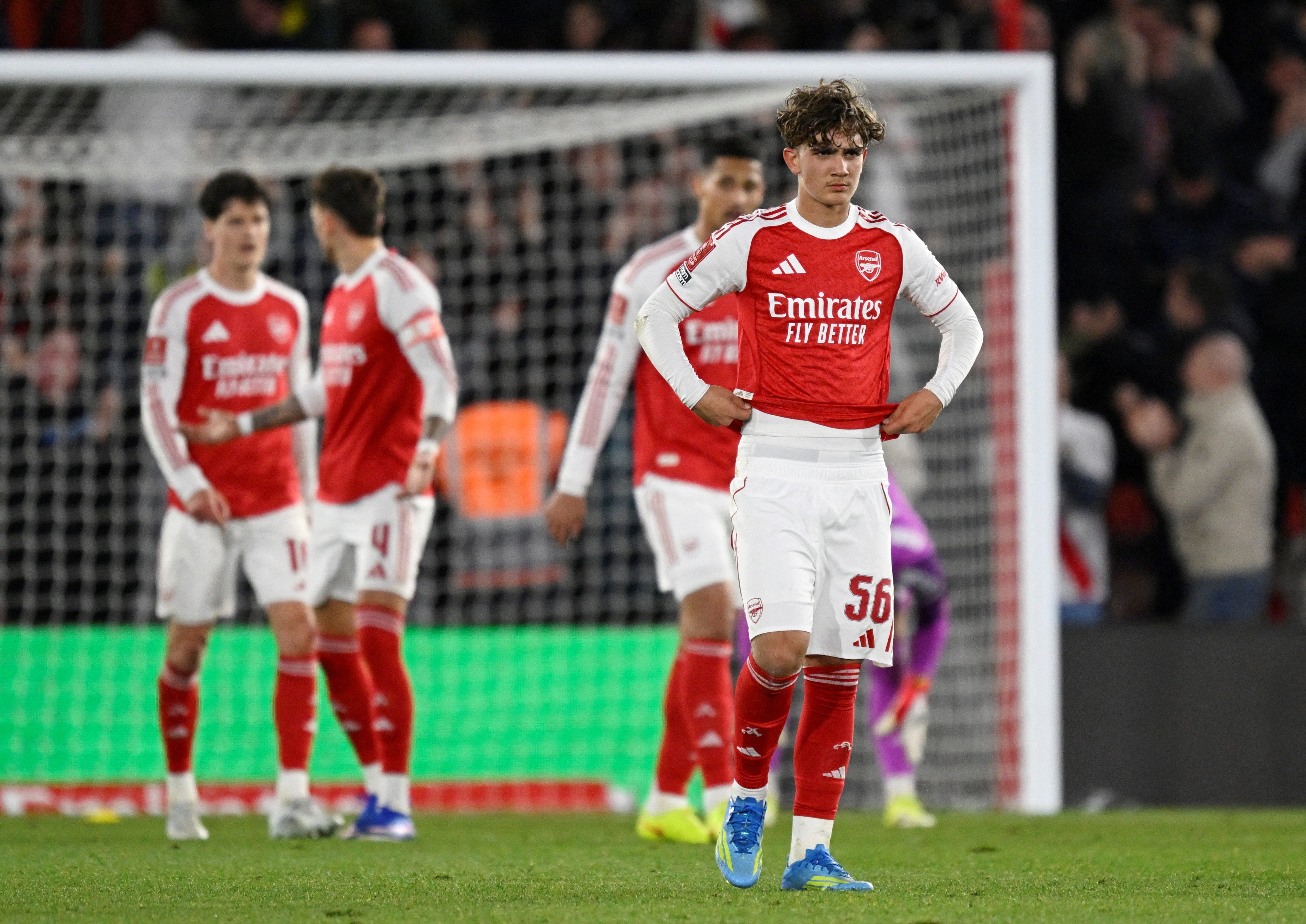 The Premier League leaders were eliminated from a second tournament in a matter of weeks.