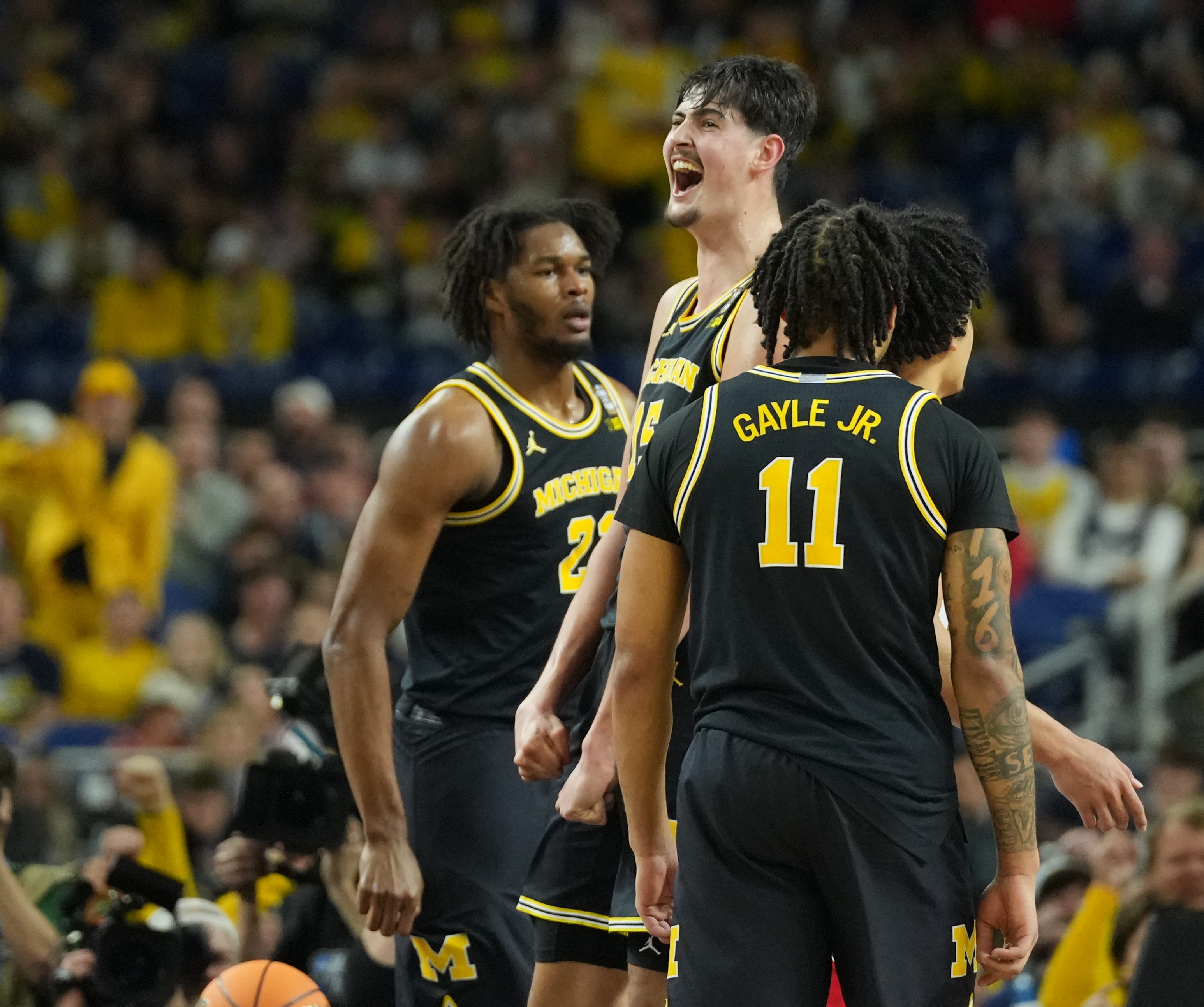 Michigan pieced together a rotation largely composed of transfers to evolve into a force heading into Monday’s national championship game vs UConn.