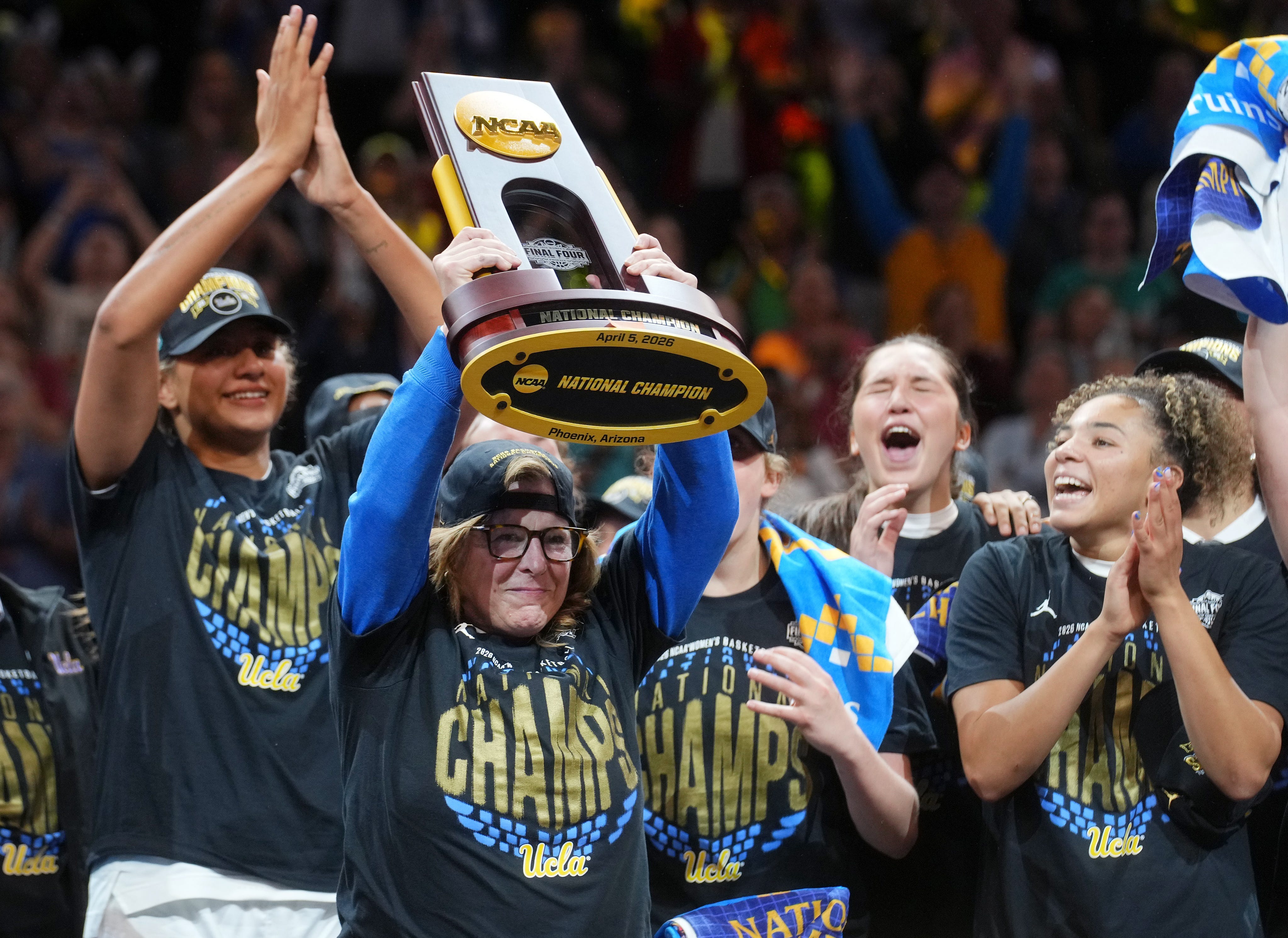 UCLA was crowned national champions of women's basketball for the first time and the Bruins lead the fina USA TODAY Sports poll of the season.