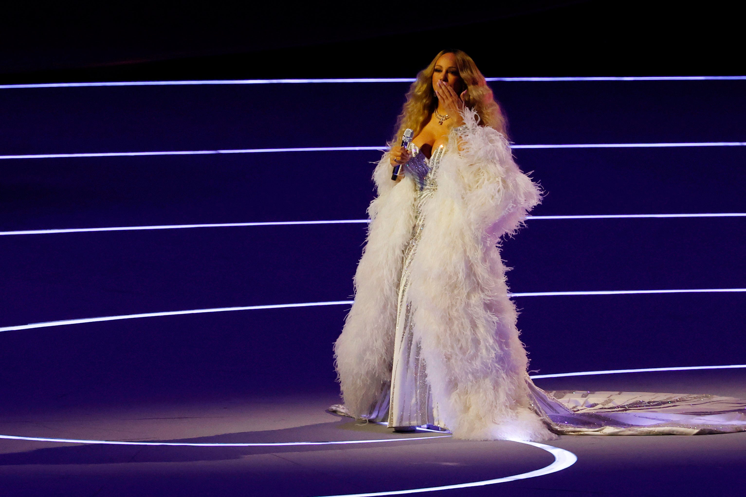 Performer Mariah Carey spent Easter in Atlanta at Ebenezer Baptist Church, the home parish of Georgia Senator Raphael Warnock.