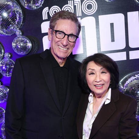 Maury Povich, left, and Connie Chung attend SiriusXM's "10 Years of Andy Cohen" event at Crane Club in New York City on Oct. 23, 2025.