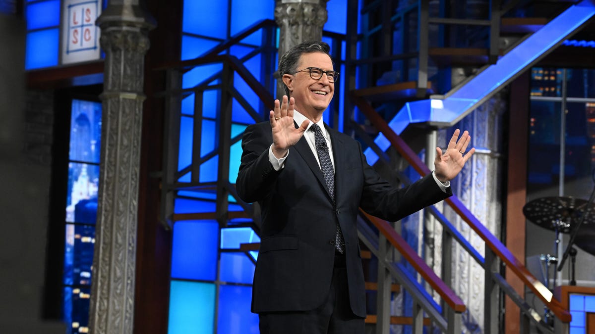 Stephen Colbert hosts "The Late Show" on March 30, 2026.