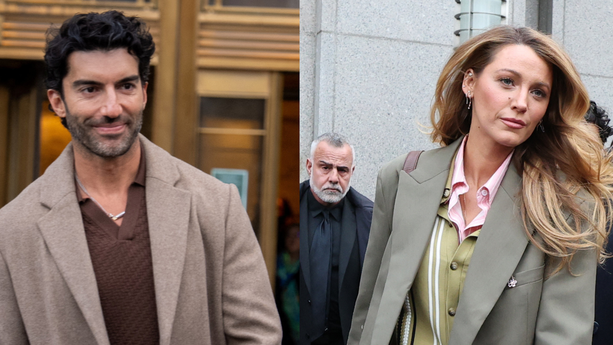 Justin Baldoni, pictured Feb. 12, 2026, and Blake Lively, photographed Feb. 11, 2026, are seen outside a federal courthouse in New York City following a court-ordered settlement conference.