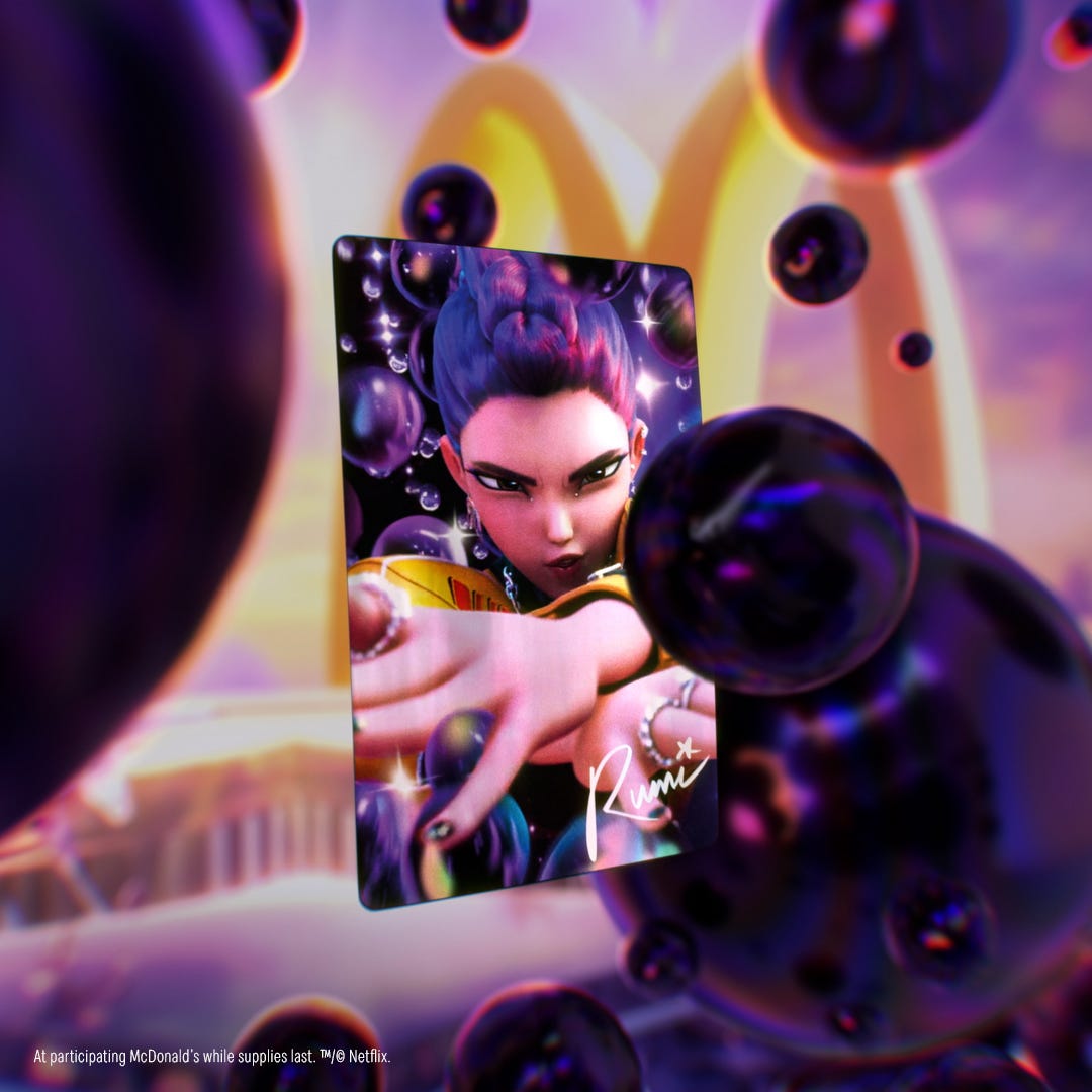 Photocards in 'KPop Demon Hunters' McDonald's meal resell for $100