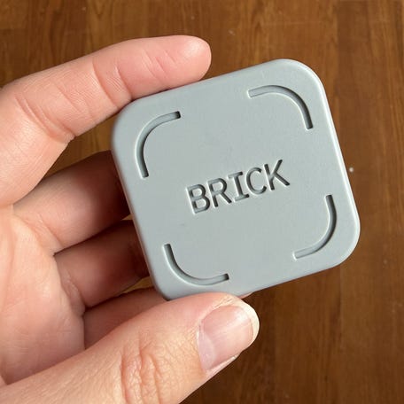 Intended to create a physical screentime barrier, the Brick is a device that connects wirelessly to smartphones via NFC, or Near Field Communication. Paired with the Brick app, users can "Brick," or block, apps and websites on phones by enabling a Brick session in the app and then tapping the Brick.
