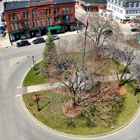 Downtown Westborough rotary