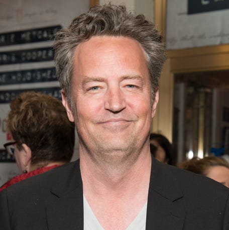 Matthew Perry attends the opening night of "A Doll's House, Part 2" at Golden Theatre in New York City on April 27, 2017.