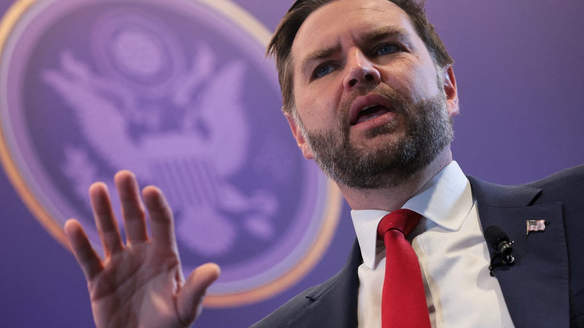 Vice President JD Vance delivers remarks at Mathias Corvinus Collegium in Budapest, Hungary, April 8, 2026.