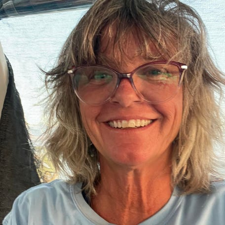 Lynette Hooker is pictured in a selfie posted on Facebook.