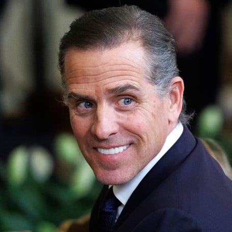 Hunter Biden, son of former President Joe Biden, looks on during a Medal of Freedom ceremony at the White House on Jan. 4, 2025.