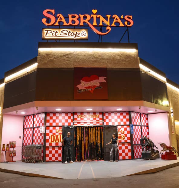 Welcome to "Sabrina’s Pit Stop," a desert detour made for pop fans in Indio, California.
