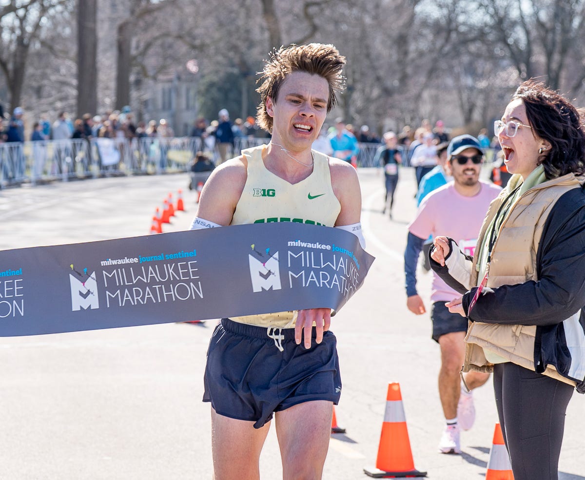 ‘Hobby jogger’ sets PR in fastest time at 2026 Milwaukee Marathon