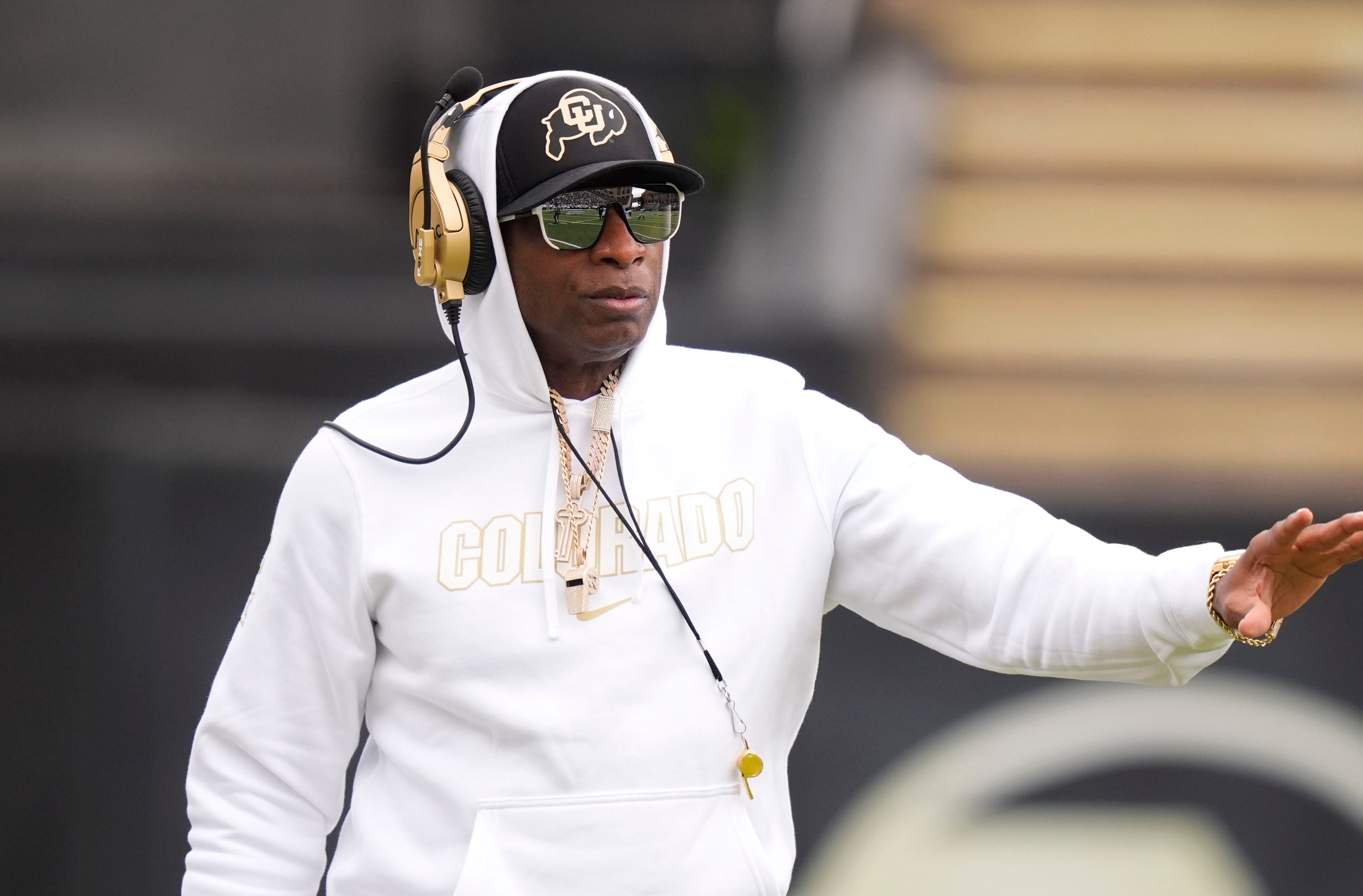Deion Sanders reveals another procedure for blood clots at Colorado spring game