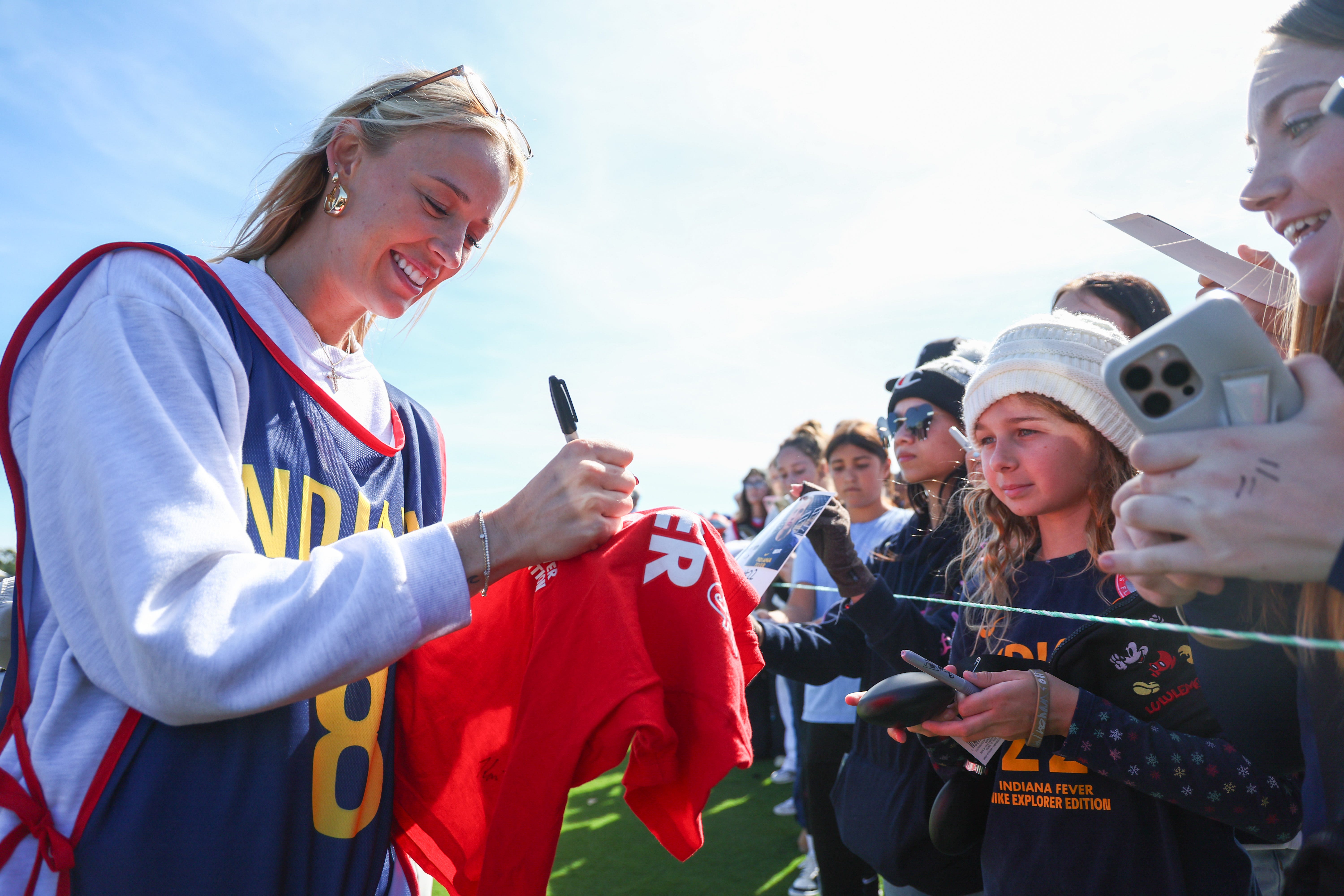 The Fever re-signed Sophie Cunningham to a one-year deal, maintaining continuity as Indiana continues to build around its core.