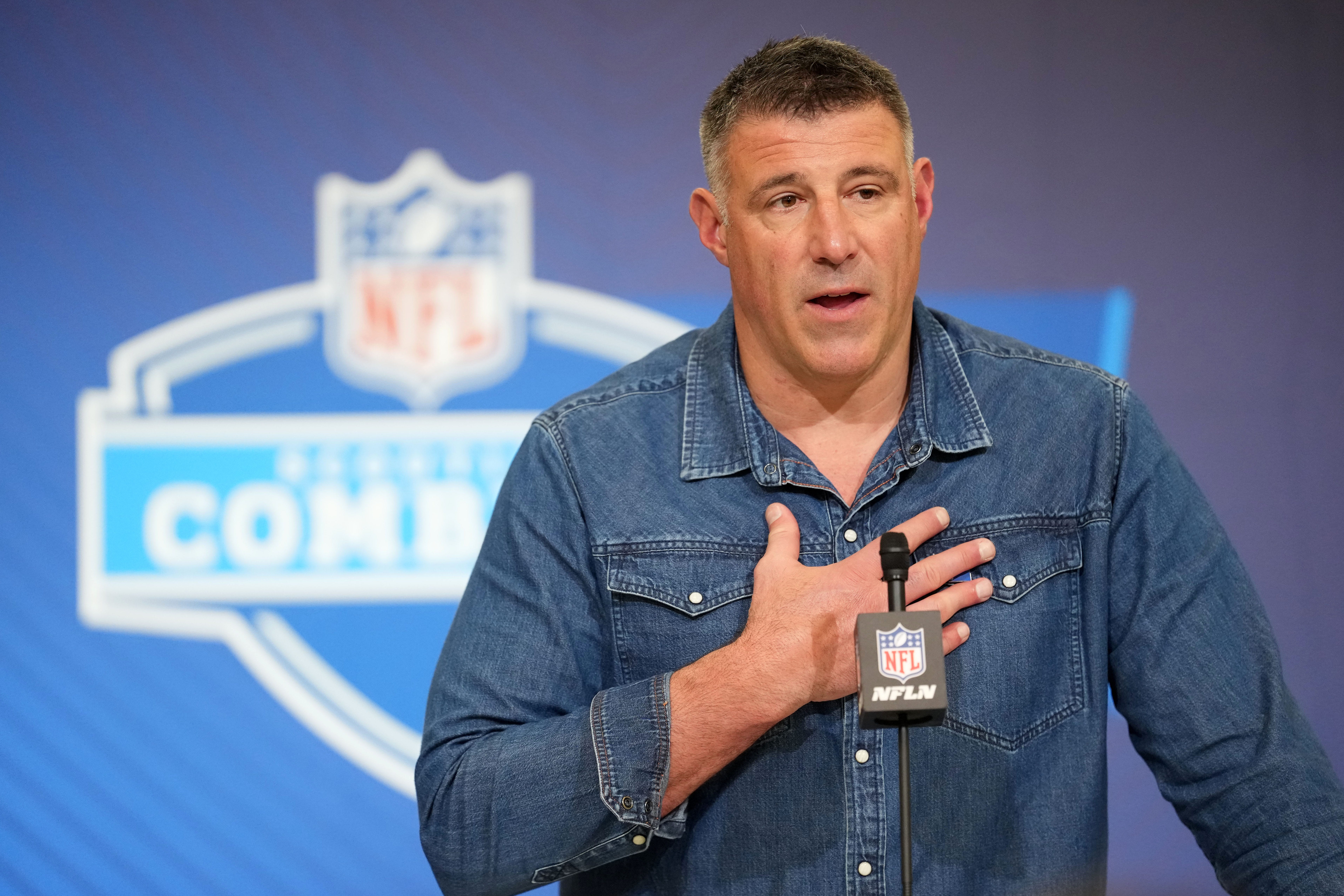 Patriots coach Mike Vrabel won't be addressing reporters prior to the 2026 NFL Draft − nor was he supposed to.