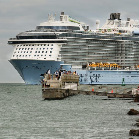 Royal Caribbean's Odyssey of the Seas at Florida's Port Canaveral.