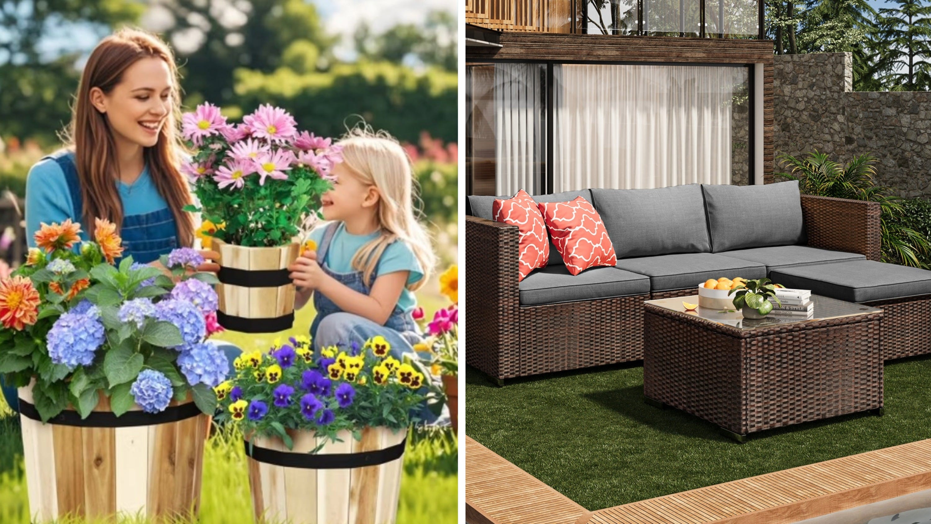 Create an outdoor garden oasis for Mother's Day 2026.