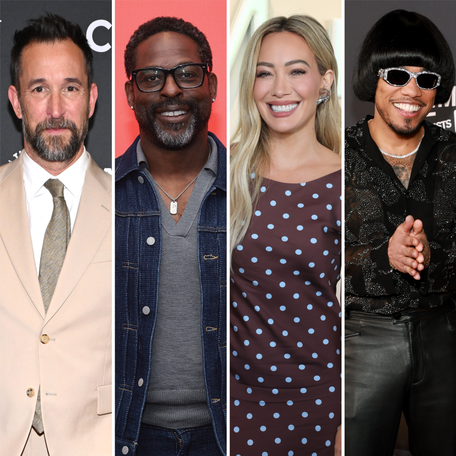 Noah Wyle, from left, Sterling K. Brown, Hilary Duff and Anderson .Paak are among the stars who were chosen for Time magazine's Time 100 2026 list.