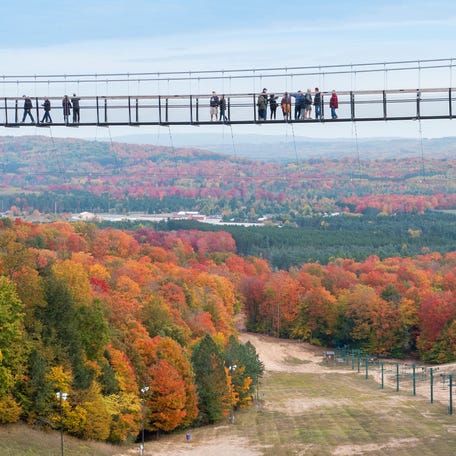 Michigan's signature landmarks tell a layered story about how people shaped the Great Lake state Ñ and how this state shaped them. From stone city halls and marble lighthouses to suspension bridges, aquariums and skybridges, each site captures a different moment when Michigan decided to build and think big.