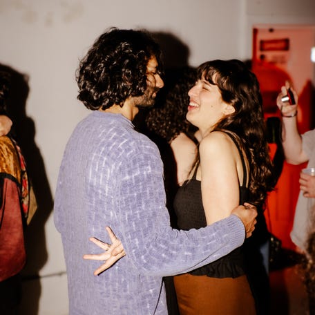 The crowd brings together different corners of New York’s offline movement. There are members of the Columbia Luddite Club, organizers from the Month Offline Challenge, researchers from the Center for AI Safety, and activists from The Strother School of Radical Attention, where Plante and Barnes work, at the party.