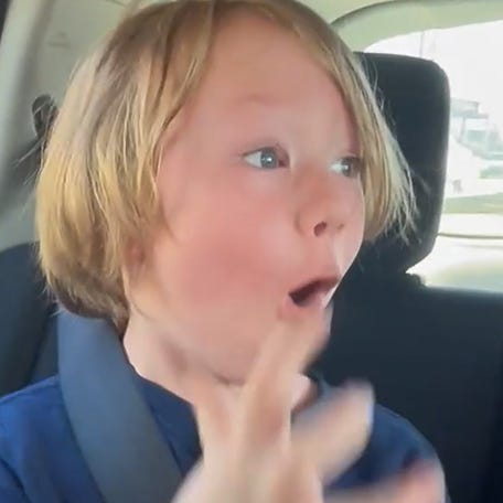 "Oh my God!" Surprise trip to the Titanic Museum makes kid go viral for hilarious reaction
