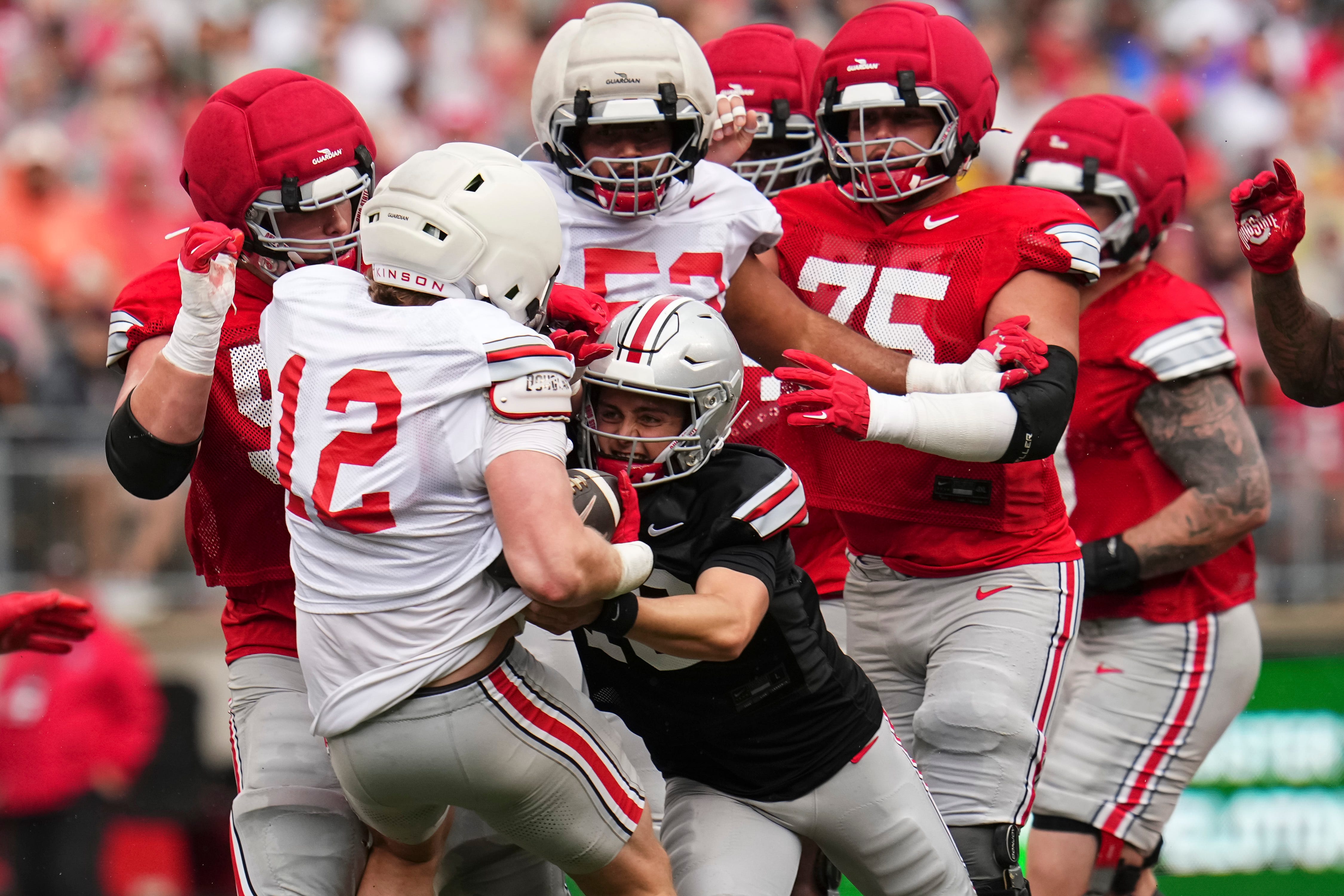 Highlights from Ohio State Buckeyes football spring game