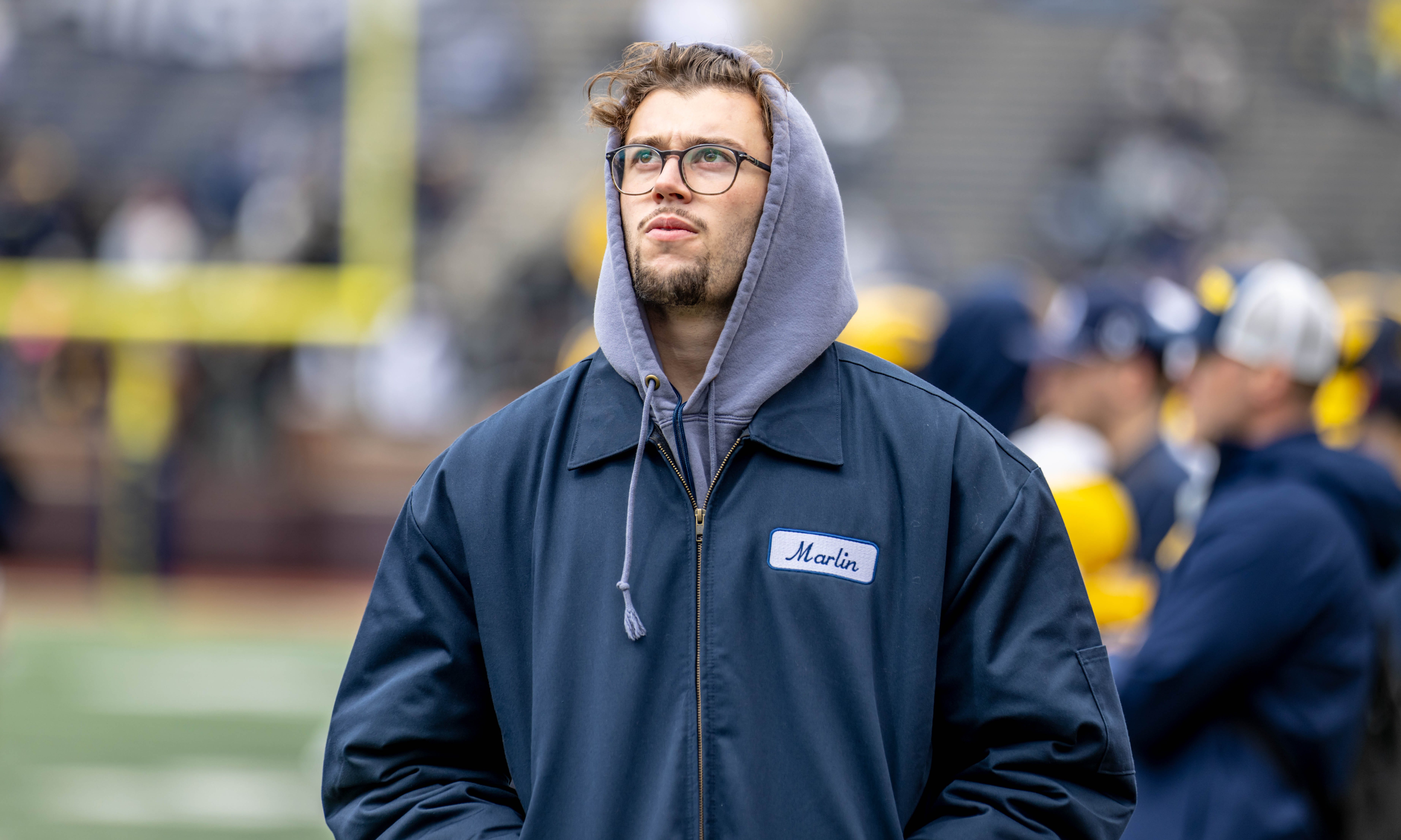 Watch the moment Michigan football TE Marlin Klein got drafted