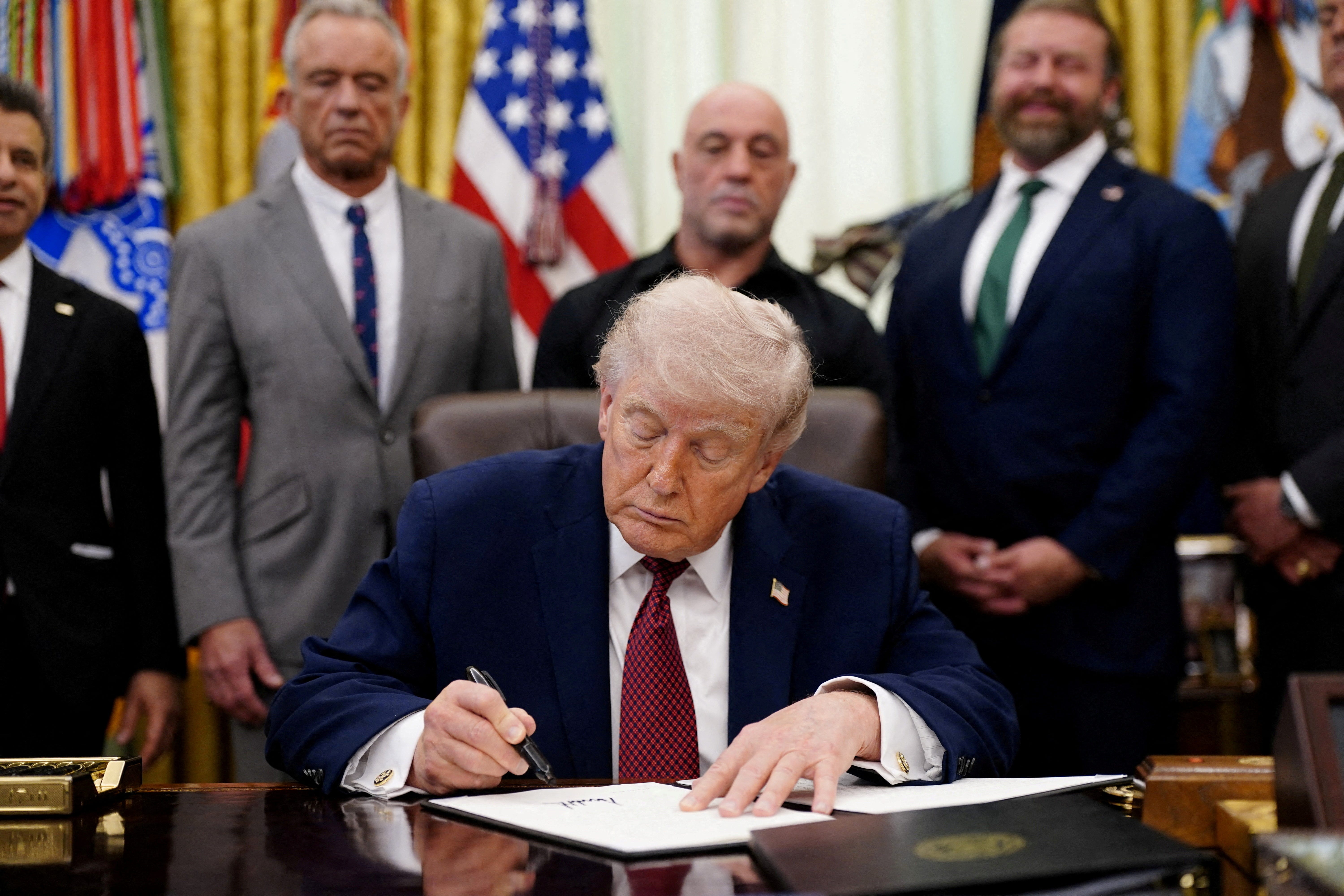 Trump signs order pushing psychedelics research after Joe Rogan call
