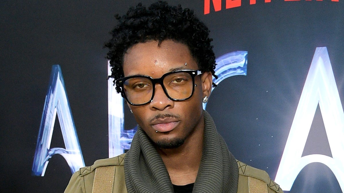 D4vd attends the "Arcane" Los Angeles premiere at The Egyptian Theatre Hollywood on Oct. 30, 2024, in Los Angeles.