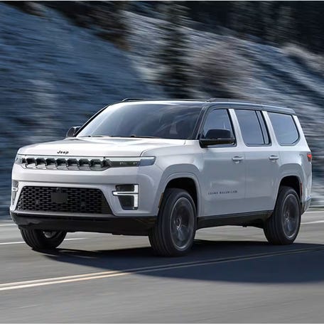 The Jeep Grand Wagoneer L has 116.7 cubic feet of cargo space, according to Carfax.