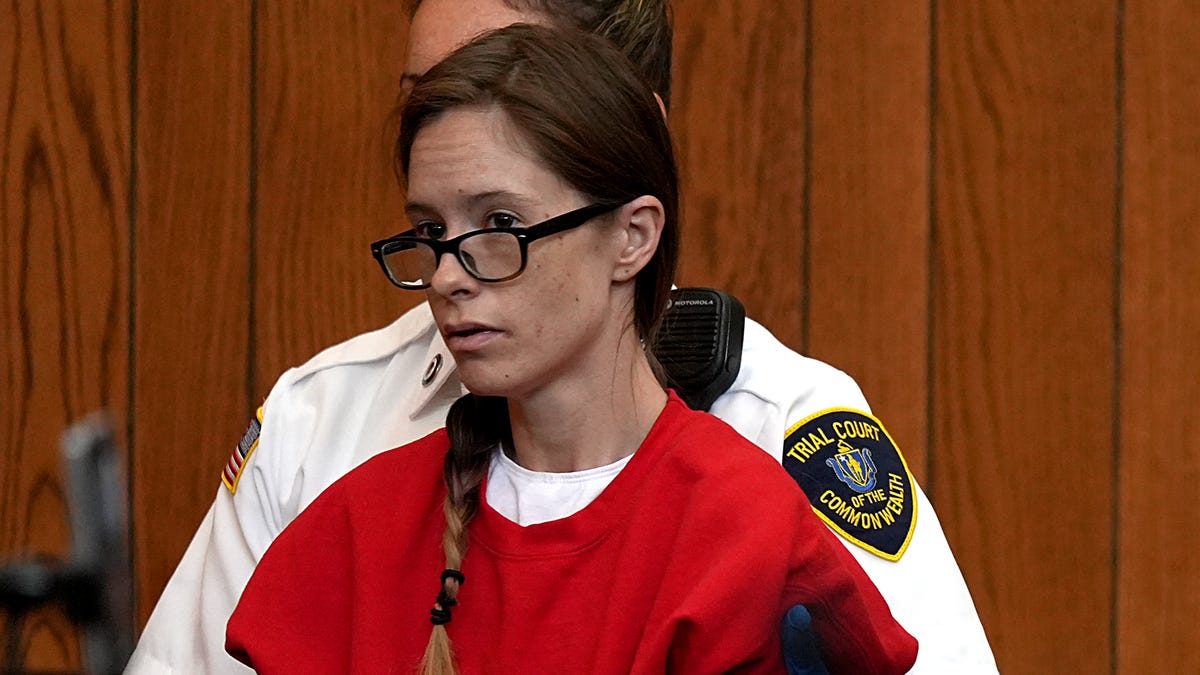 Sherrie Mae Plitouke, 35, of West Main St., Southbridge, is arraigned Tuesday, April 21, in Dudley District Court. She was arrested Friday, in connection in the death of 10-year-old Marleigh Guevara, who was hit and killed by a car Plitouke was driving April 11 on School Street, Webster.