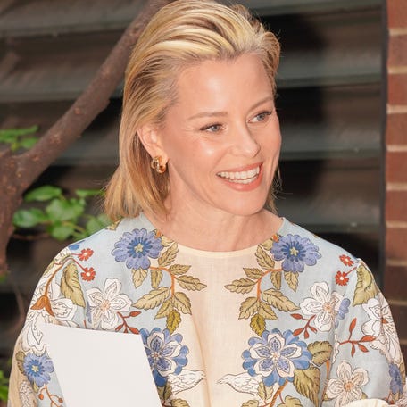 Elizabeth Banks talks with USA TODAY about "The Miniature Wife," menopause and her work as a women's health advocate in April 2026 over coffee in SoHo, New York.