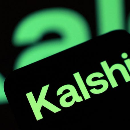 Kalshi logo appears in this illustration taken April 22, 2026.