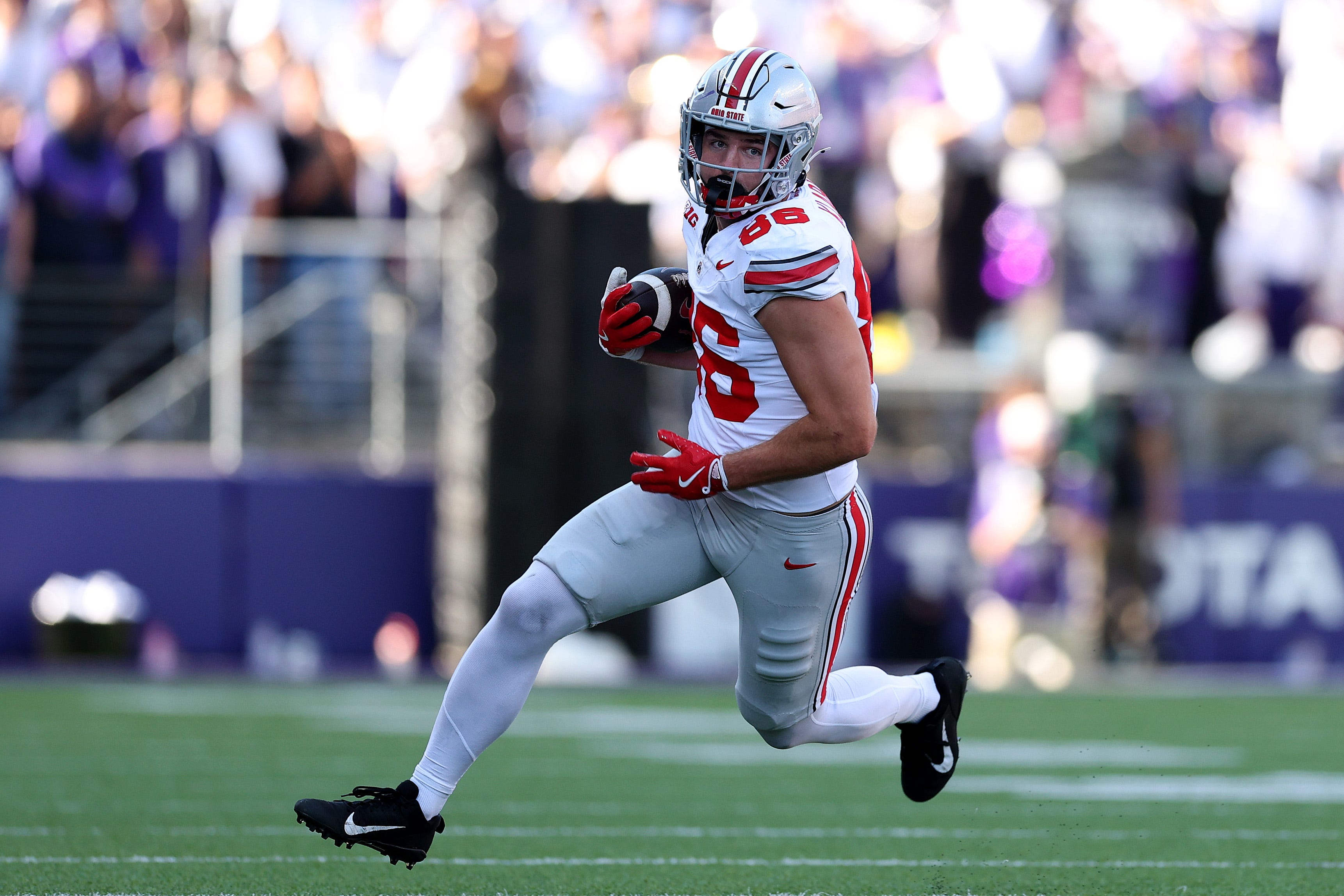 TE Max Klare, former St. Xavier HS star, drafted by Rams in round 2