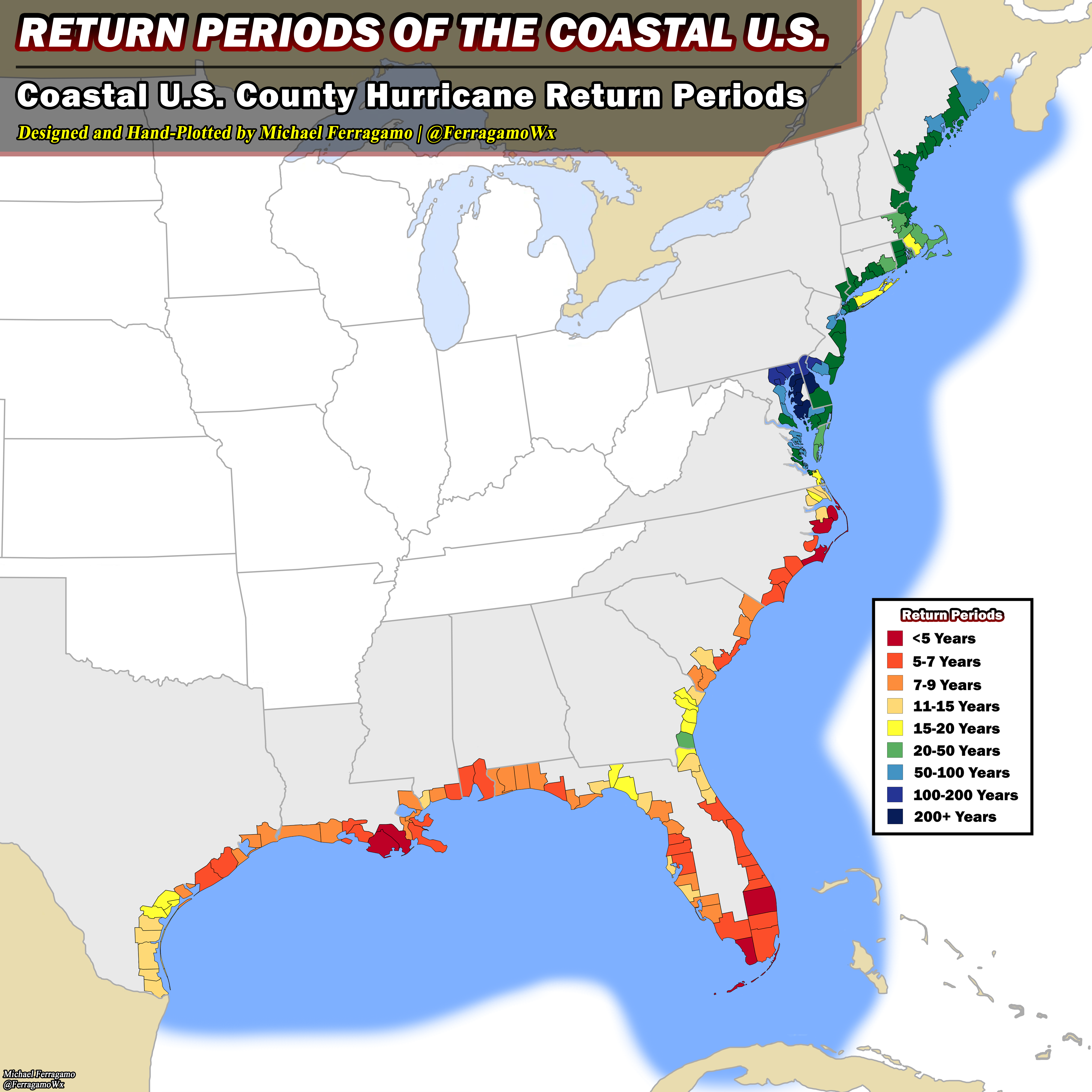 Several locations along the East Coast have been enjoying a lengthy 