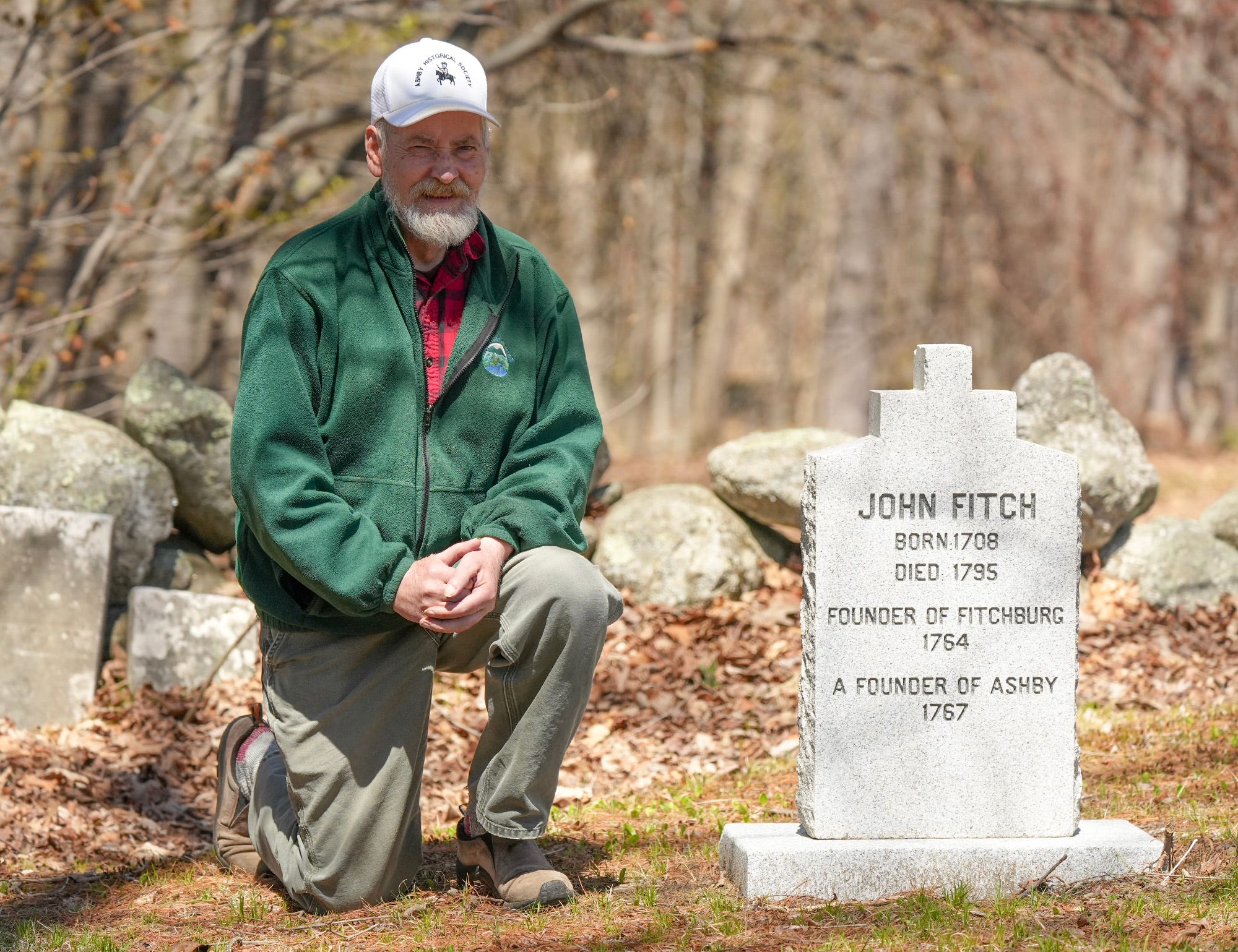 Fitchburg founder gets headstone after 230 years in unmarked grave