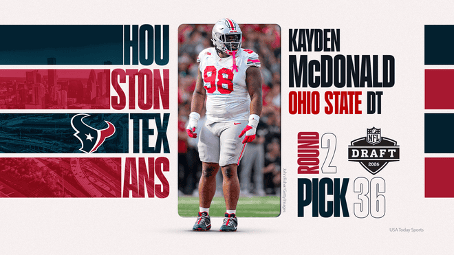 Breakdown and analysis of new Texans DL Kayden McDonald