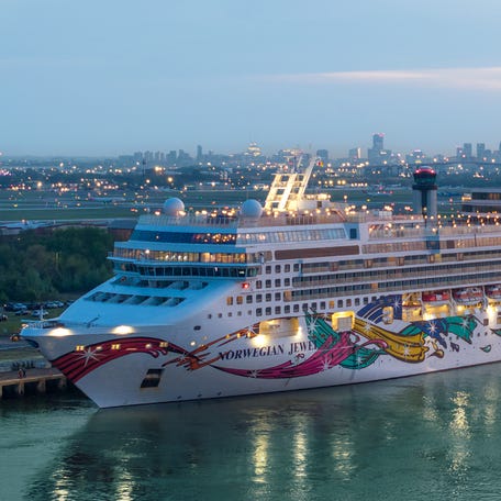 Norwegian Jewel in Philadelphia.