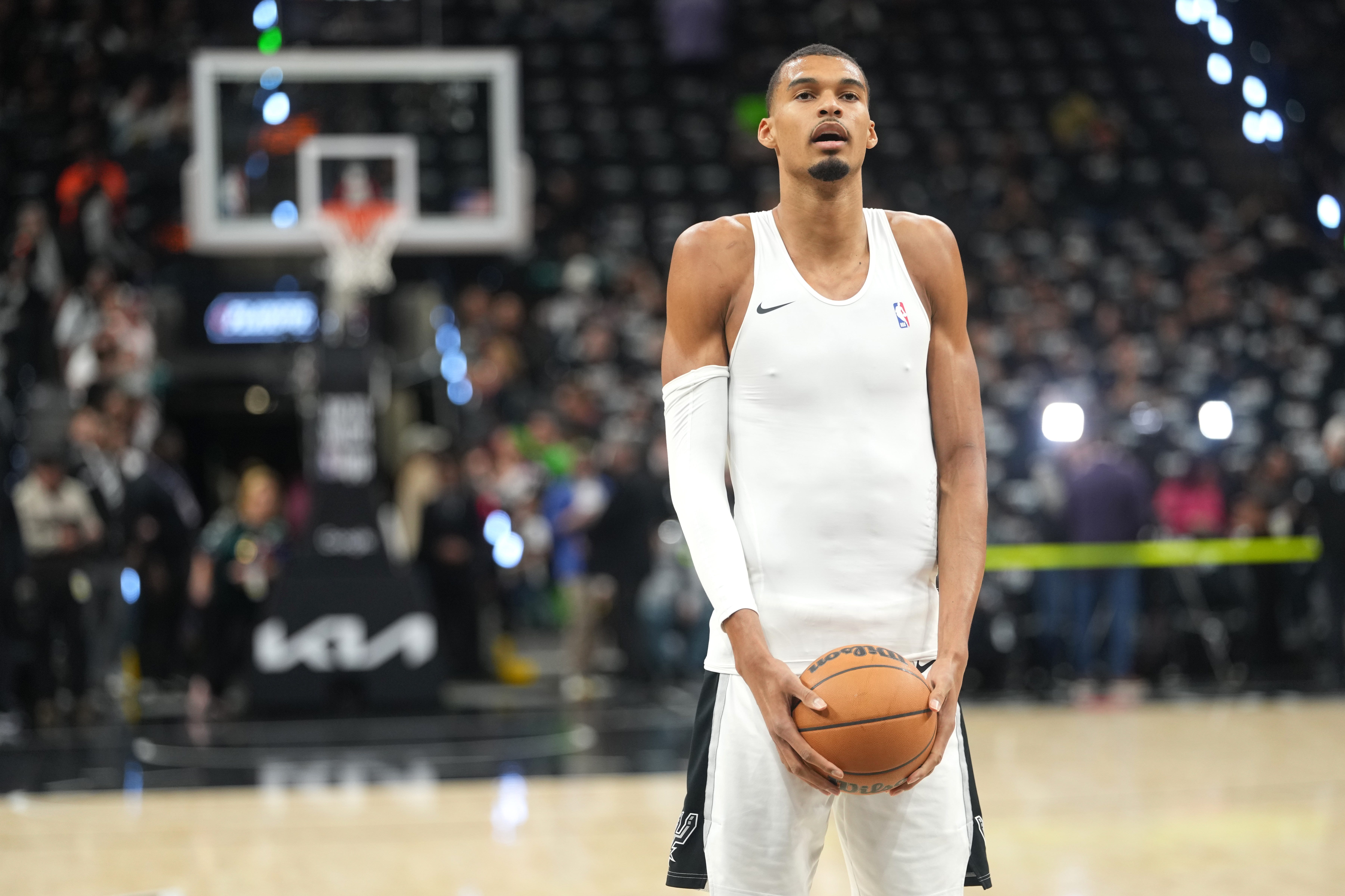 San Antonio Spurs phenom Victor Wembanyama suffered a concussion during Game 2 of the first-round series against the Trail Blazers.