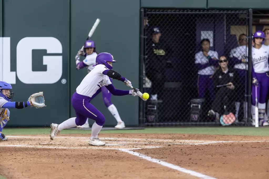 Washington softball swept by No. 7 UCLA after 9-1 loss on Sunday
