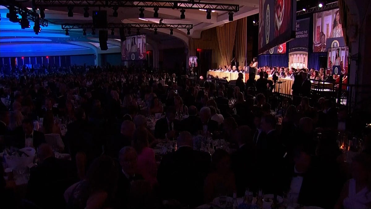 USA TODAY's Susan Page describes what she saw while attending the White House Correspondents' Association dinner when shots were fired.