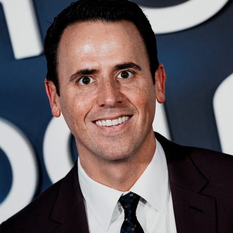 Oz Pearlman attends the premiere of "Now You See Me: Now You Don't" in New York on Nov. 10, 2025.