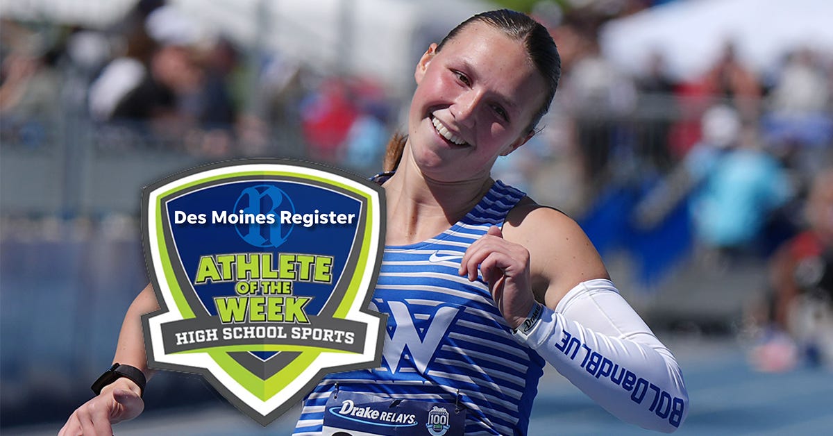 Vote for the Des Moines Register Female Athlete of the Week (Apr 19-25)
