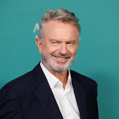 Sam Neill attends a premiere of the television series 'Apples Never Fall', in Los Angeles, California, U.S. March 12, 2024. REUTERS/Mario Anzuoni
