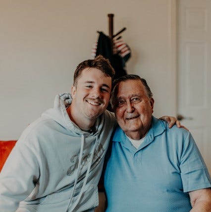 Social media influencer Samuel Weidenhofer and veteran Ed Bambas are the best of friends. Weidenhofer presented Bambas with a $1.7 million check in December after a viral video sparked thousands of donations to help Bambas retire.