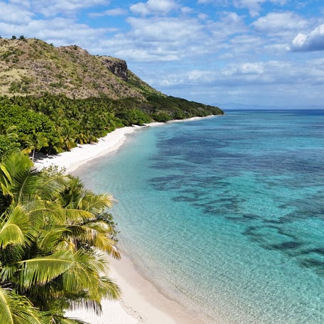 Vomo Island is home to one of the best beaches in the world.