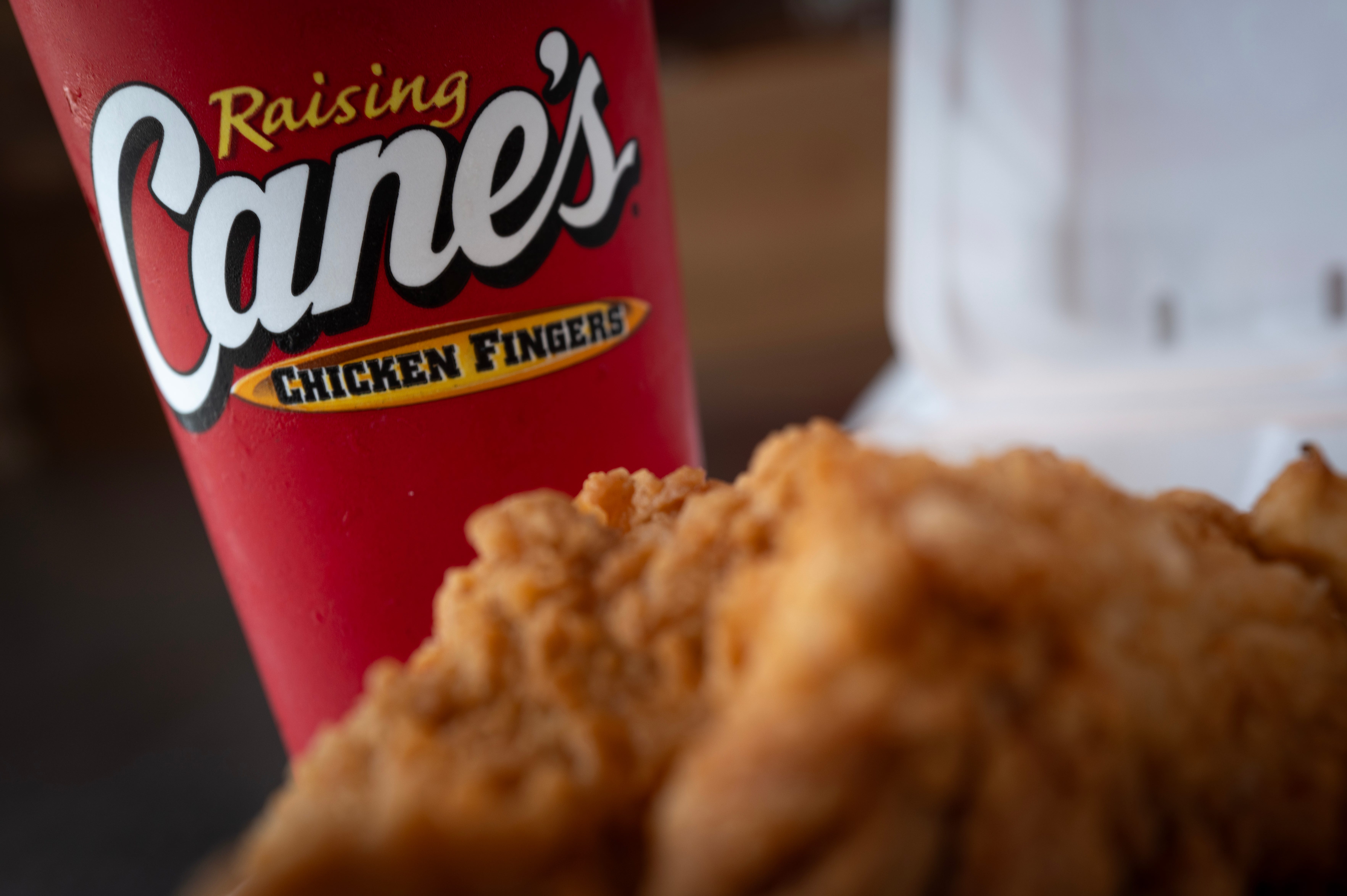 The company will open its first-ever Raising Cane's location in Jonesboro, Arkansas on May 12.