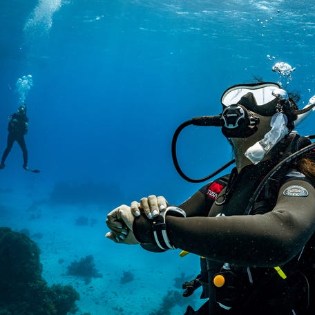 Scuba diving can help people build mindfulness skills.