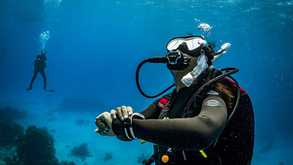 Scuba diving can help people build mindfulness skills.